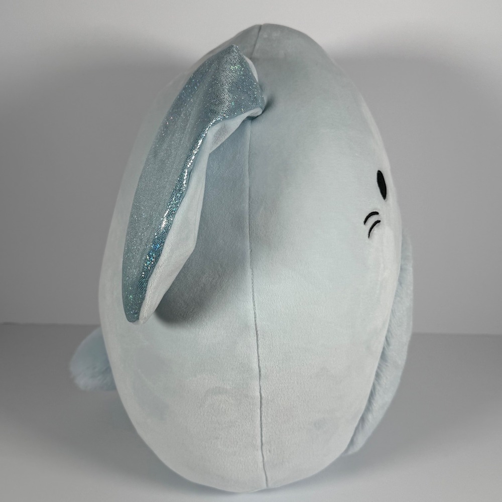 Squishmallows Bastian Blue Bunny Rabbit Easter 12" Plush Winking Shiny Ears 2025 - Picture 4 of 8
